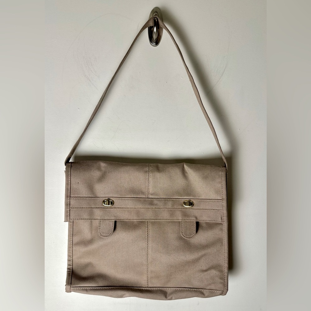 SARNE Vintage Khaki Kangaroo Canvas Shoulder Messenger Bag Women’s OS